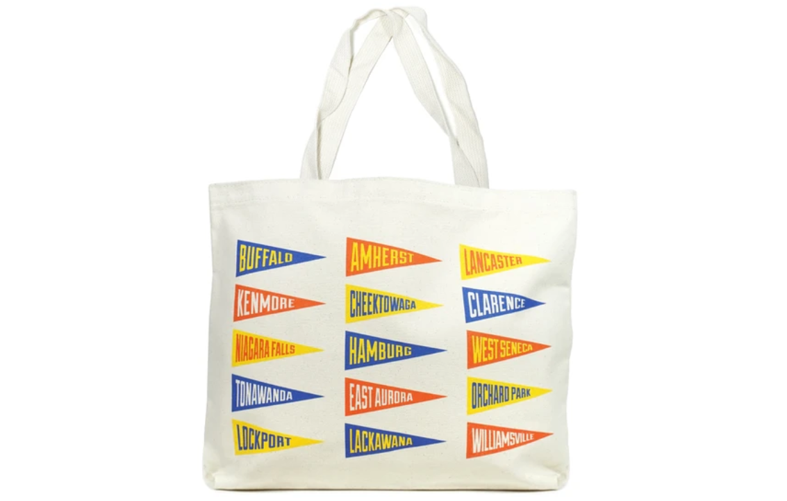 Buffalo Magazine Oxford Pennant Western New York Tote Bag